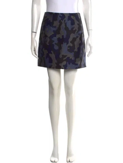 Pre-owned Christopher Kane Silk Mini Skirt In Black