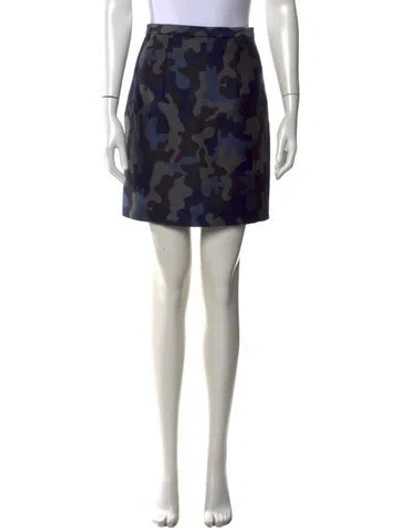 Pre-owned Christopher Kane Silk Mini Skirt In Black