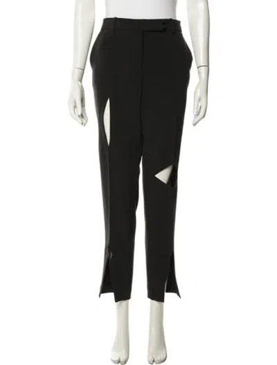 Pre-owned Christopher Kane Straight Leg Pants In Black