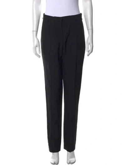 Pre-owned Christopher Kane Straight Leg Pants In Black