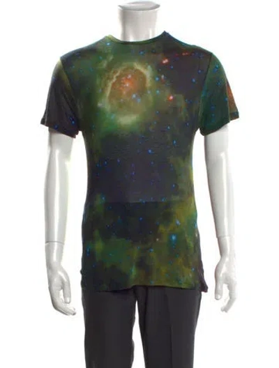 Pre-owned Christopher Kane Vintage 2011 T-shirt In Black/green