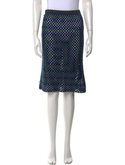 Pre-owned Christopher Kane Vintage Knee-length Skirt In Multi