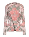 Christopher Kane Woman Jacket Pink Size 6 Cotton, Silk In Pink