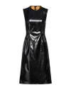 Christopher Kane Woman Midi Dress Black Size 8 Polyester, Polyurethane In Black