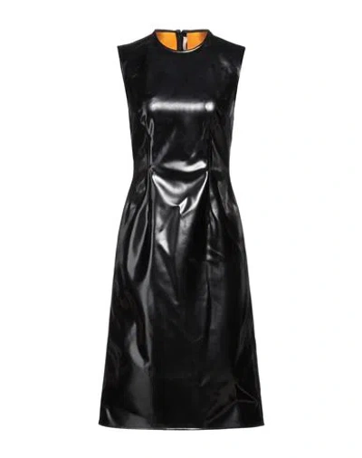 Christopher Kane Woman Midi Dress Black Size 8 Polyester, Polyurethane