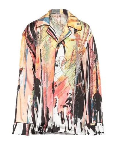 Christopher Kane Woman Shirt Coral Size M Viscose, Cupro In Red