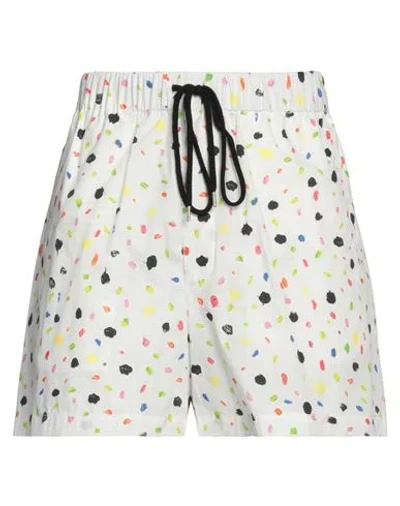 CHRISTOPHER KANE CHRISTOPHER KANE WOMAN SHORTS & BERMUDA SHORTS WHITE SIZE M COTTON