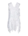 Christopher Kane Woman Top White Size 6 Polyester In White