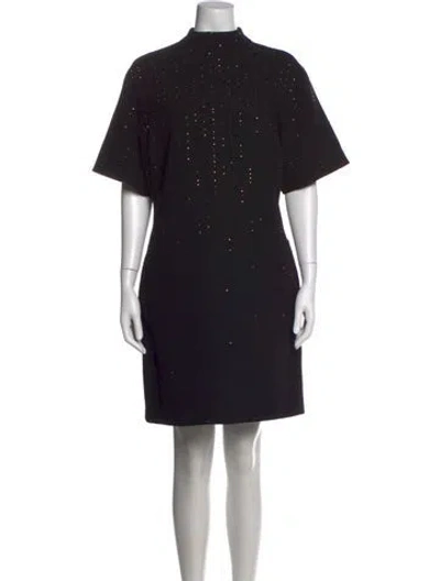 Pre-owned Christopher Kane Wool Knee-length Dress In Black