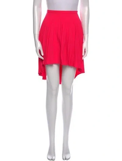 Pre-owned Christopher Kane Wool Knee-length Skirt In Pink