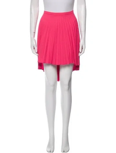 Pre-owned Christopher Kane Wool Knee-length Skirt W/ Tags In Pink
