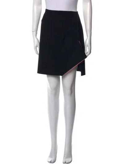 Pre-owned Christopher Kane Wool Mini Skirt In Black