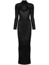 Christopher Kane X Self Portrait Knitted Maxi Dress With Cut-out Details