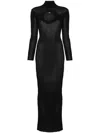 Christopher Kane X Self Portrait Knitted Maxi Dress With Cut-out Details