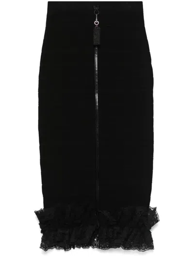 CHRISTOPHER KANE X SELF PORTRAIT CHRISTOPHER KANE X SELF PORTRAIT SELF-PORTRAIT X CHRISTOPHER KANE RUFFLE MIDI SKIRT