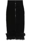 Christopher Kane X Self Portrait Self-portrait X Christopher Kane Ruffle Midi Skirt