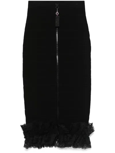 Christopher Kane X Self Portrait Self-portrait X Christopher Kane Ruffle Midi Skirt