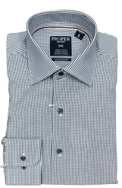 Christopher Lena Men's Proper Sport Performance Shirt In Navy