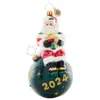 Christopher Radko 2024 Christmas Wishes Glass Ornament