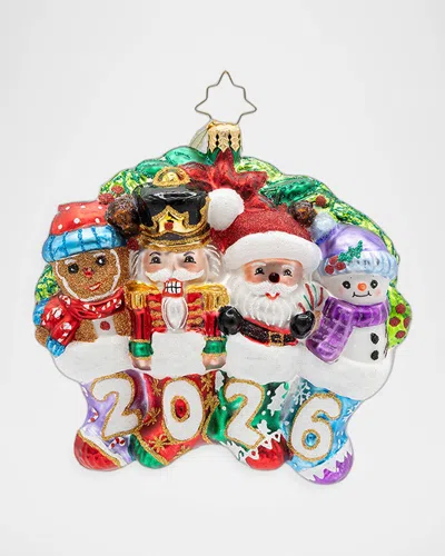 Christopher Radko 2026 Together For The Holidays Christmas Ornament In Multi