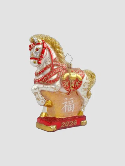Christopher Radko 2026 Year Of The Horse Glass Ornament In Multi