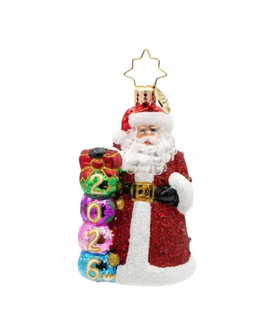 Christopher Radko 3" 2026 Christmas Countdown Gem Ornament In Multi