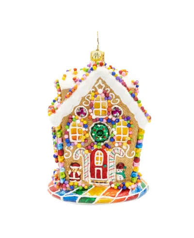 Christopher Radko 5" Lollipop Lane House Ornament In Multi