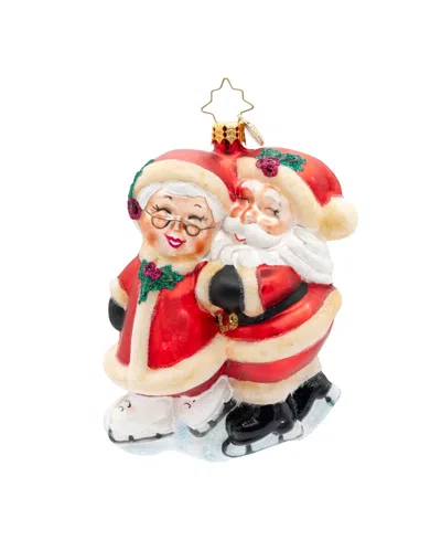 Christopher Radko 5" Skating Into Christmas Ornament In Multi