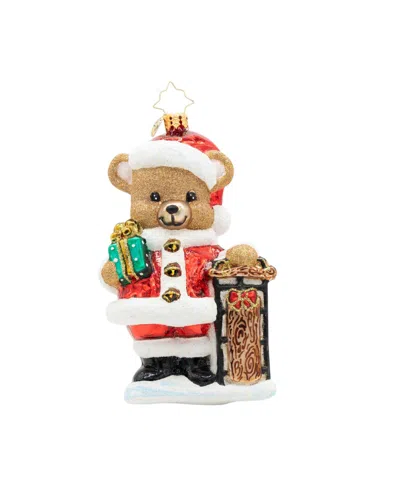 Christopher Radko 5.25" Beary Merry Christmas Ornament In Multi