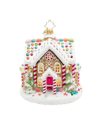 Christopher Radko 5.25" Sweet Treat House Ornament In Multi