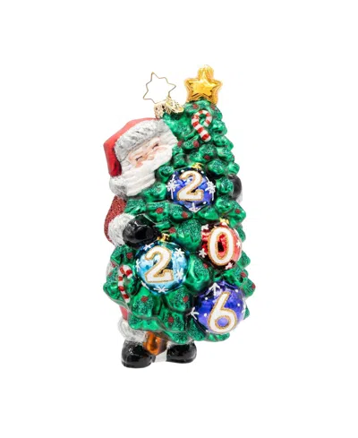 Christopher Radko 6.5" Decked For 2026 Ornament In Green