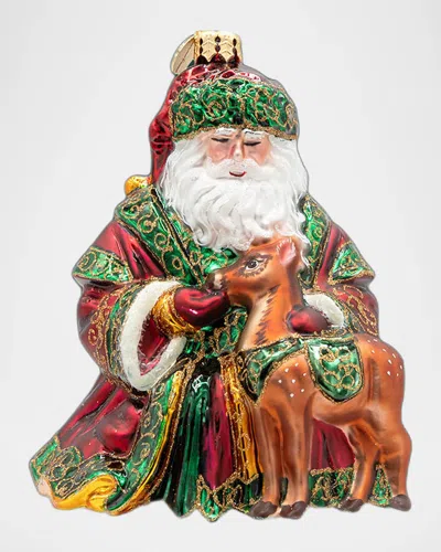 Christopher Radko A Woodland Offering Christmas Ornament In Multi