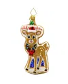 Christopher Radko Doughy Dasher Ornament In Multi