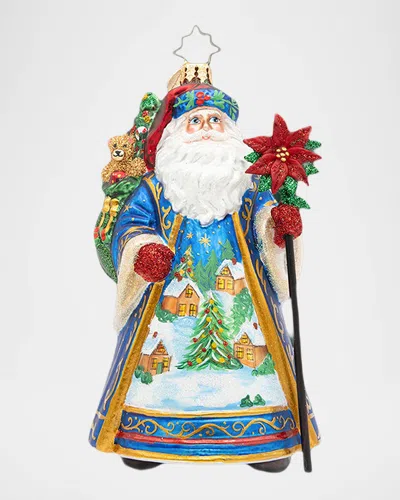 Christopher Radko Father Christmas & Apos; Eve Christmas Ornament In Multi