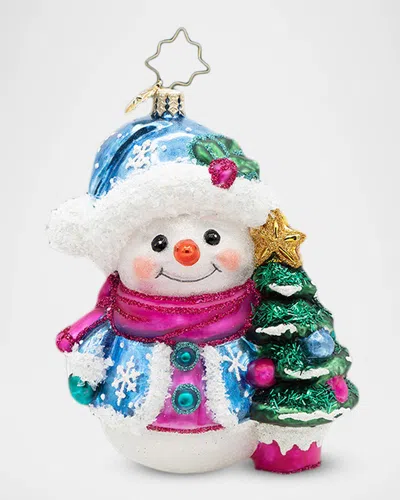 Christopher Radko Frosted Flurries Christmas Ornament In Multi
