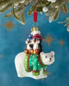 Christopher Radko Iceberg Buddies Christmas Ornament In Multi