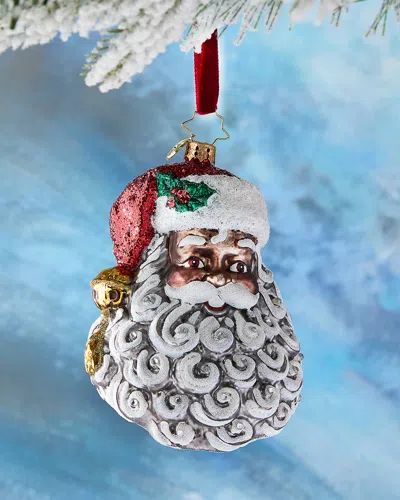 Christopher Radko Jovial Gentleman Christmas Ornament In Multi