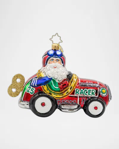 Christopher Radko Kris Kringle Kart Christmas Ornament In Multi