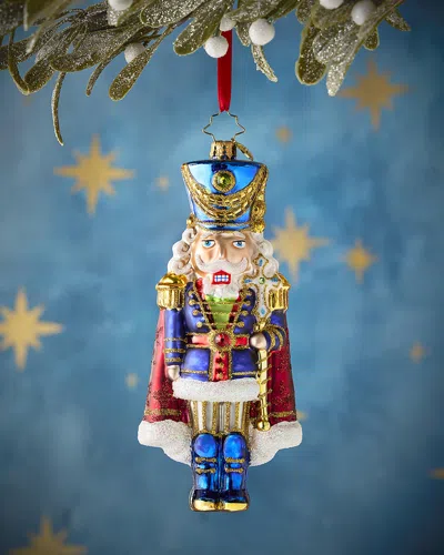 Christopher Radko Long Coat Nutcracker Christmas Ornament