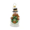 Christopher Radko Merry Mittens Glass Snowman Ornament