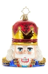 Christopher Radko Nutty Noel Glass Ornament In Multi