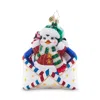 Christopher Radko Penguin Delivery Glass Ornament