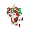 Christopher Radko Santa's 2025 Countdown Glass Ornament In Multi