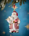 Christopher Radko Santa's Daily News Christmas Ornament In Multi