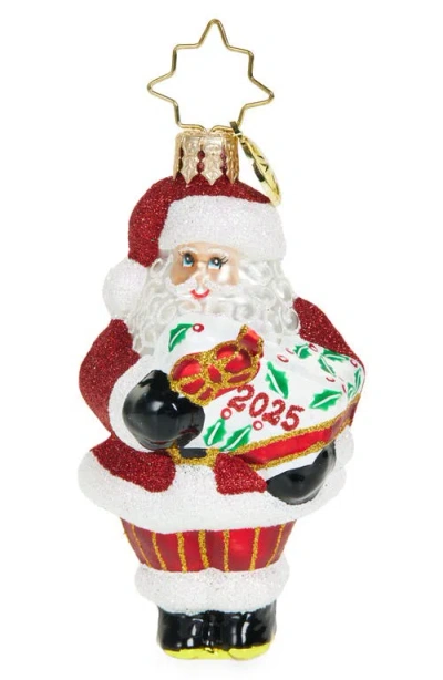Christopher Radko Santa's Special Gift 2025 Ornament In Multi