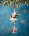 Christopher Radko Santa's Sugary Abode Christmas Ornament In Multi