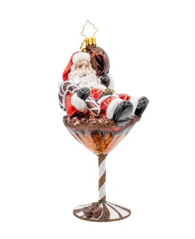 Christopher Radko Santas Merry Martini Brew Ornament In Multi