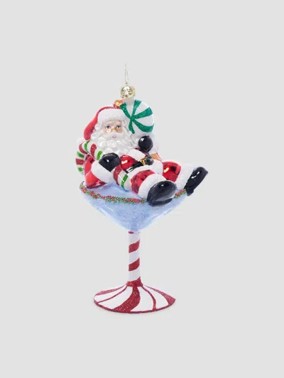 Christopher Radko Santa-tini Ornament In Multi