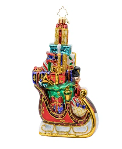 Christopher Radko Sleighful Of Surprises Ornament In Multi