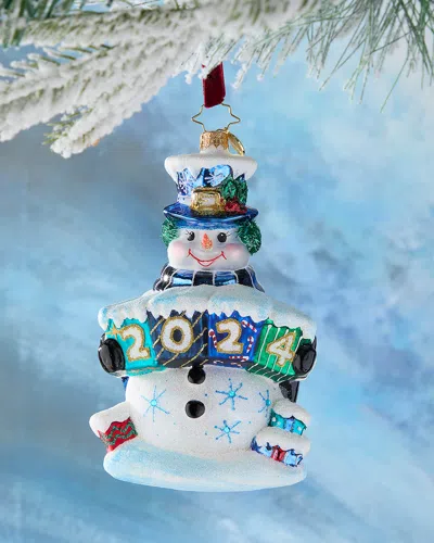 Christopher Radko Snow Gifts Like These Gifts 2024 Christmas Ornament In Multi